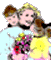 母と子のイラスト